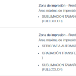 Medidas impresión BLADES