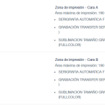 Medidas impresión SPOOK